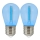 SZET 2x LED izzó PARTY E27/0,3W/36V kék