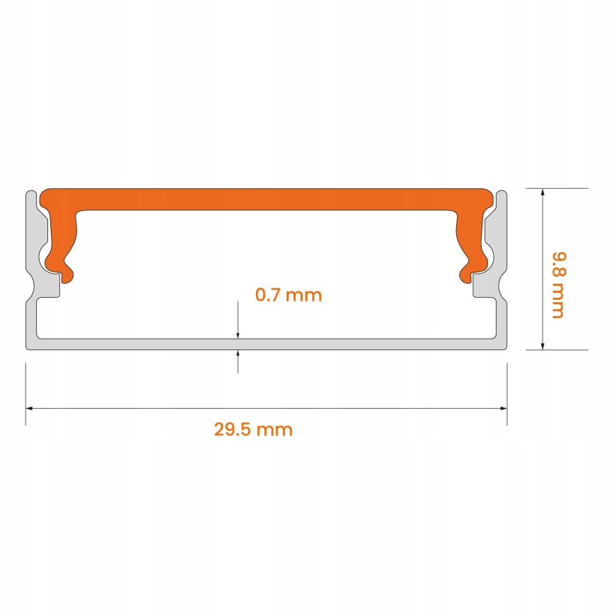SZETT 1x LED-szalag mozgásérzékelővel FLEX LED/3,6W/4xAA 2 m + 2x beépíthető profil 1 m ezüst/fehér