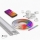 Szett 1x Philips Hue WHITE AND COLOR AMBIANCE fényerőszabályozható RGBW LED-szalag 20W/230V, 2 m + 2x beépíthető profil 1 m, ezüst/fehér