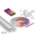 Szett 1x Philips Hue WHITE AND COLOR AMBIANCE LED RGBW dimmelhető szalag LED/20W/230V, 2 m + 2x süllyesztett profil, 1 m, ezüst/fehér