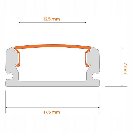 SZETT: 1× RGBW dimmelhető LED szalag DIGITAL LED, 16,5 W/230 V, 5 m + 5× beépíthető profil 1 m (fekete/fehér) + távirányító