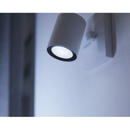 2 db-os Philips Hue WHITE AMBIANCE GU10 dimmelhető LED izzó 4,2W/230V 2200-6500K + fényerőszabályzó