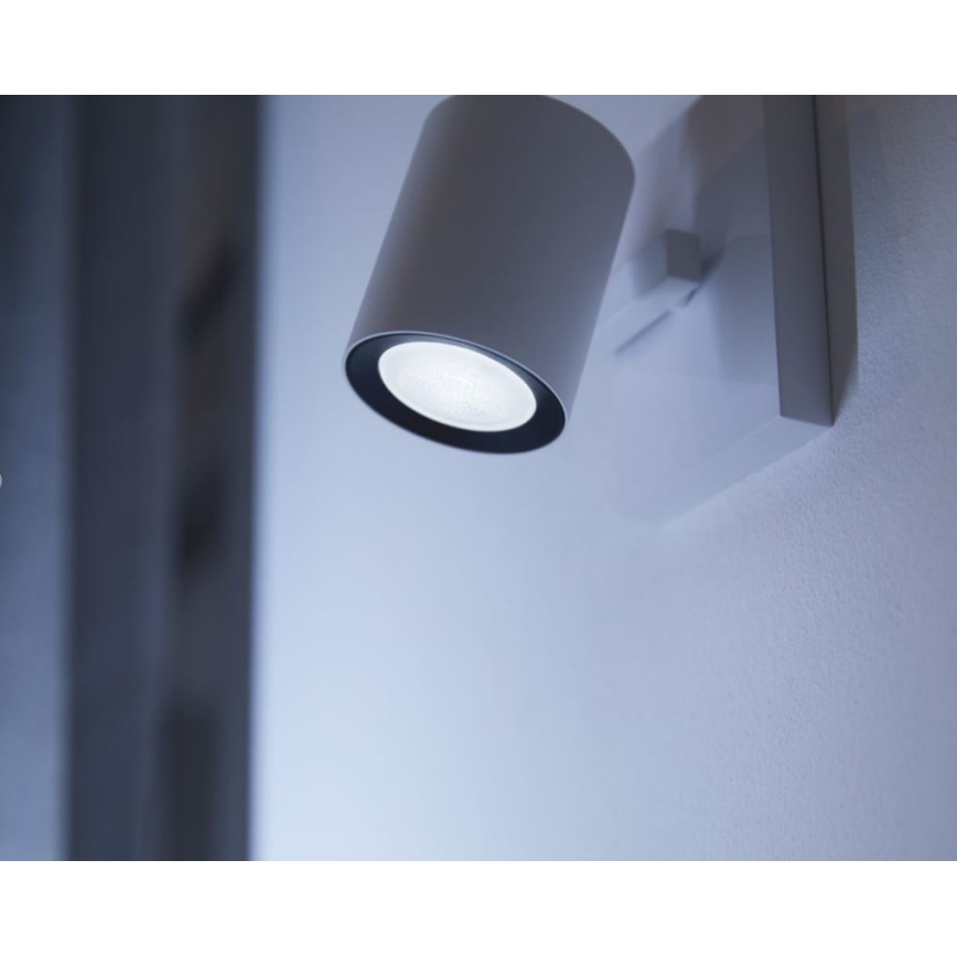 2 db-os Philips Hue WHITE AMBIANCE GU10 dimmelhető LED izzó 4,2W/230V 2200-6500K + fényerőszabályzó