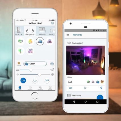 SZET 2x LED Dimmelhető izzó GU10/6,5W/230V 2700-6500K Wi-Fi - WiZ