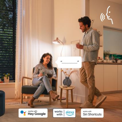 2 db Philips SMART A60 E27 LED RGB dimmelhető izzó 8,5W/230V 2200-6500K + távirányító