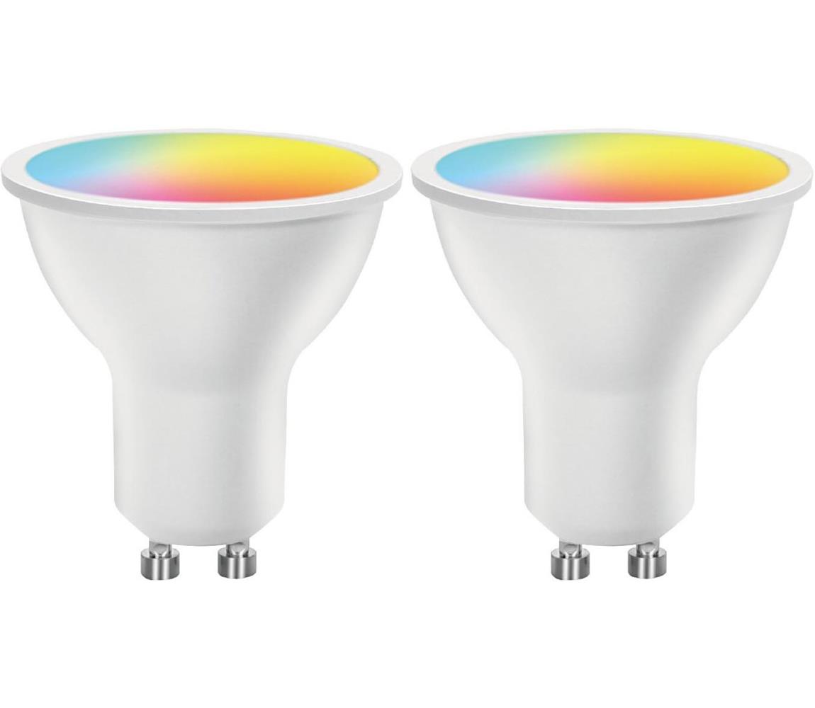 B.V. SZETT 2x LED RGBW dimmelhető izzó GU10/6,5W/230V 2700