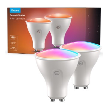 SZETT 2x LED RGBWW Dimmelhető izzó MATTER GU10/4,8W/230V 2700-6500K Wi-Fi - Govee