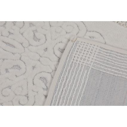 SZETT 2x Fürdőszobai szőnyeg PIANTE 60/100 cm fehér