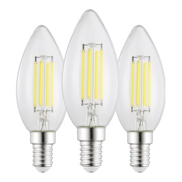 SZETT 3x LED-izzó C35 E14/2,2W/230V 2700K - Eglo 110439