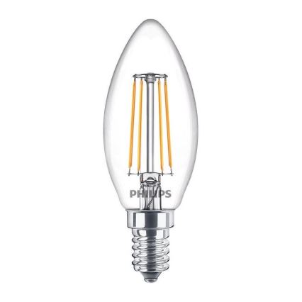 SZETT 3x LED-izzó VINTAGE Philips B35 E14/4,3W/230V 2700K