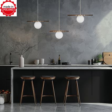 SZETT 3x zsinóros csillár SUNPLISS 1xG9/10W/230V arany/krémszínű