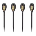 SZETT 4 db LED Napelemes lámpa 4xLED/3,6V 1xAAA IP44 100 mAh