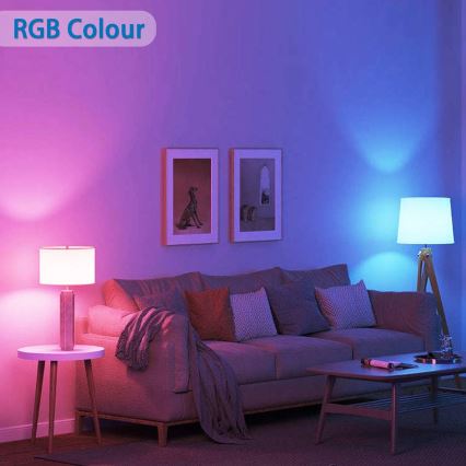 6 darabos LED RGBW fényerőszabályozható MESH GU10 izzó/6,5W/230V 2700-6500K Wi-Fi + távirányító - Aigostar