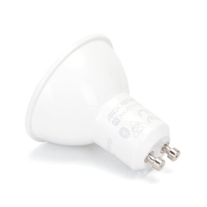 6 darabos LED RGBW fényerőszabályozható MESH GU10 izzó/6,5W/230V 2700-6500K Wi-Fi + távirányító - Aigostar
