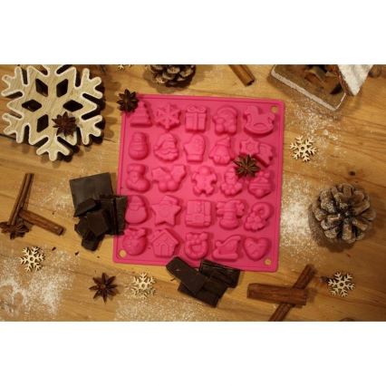 Szilikon csokoládéforma TORO, rózsaszín