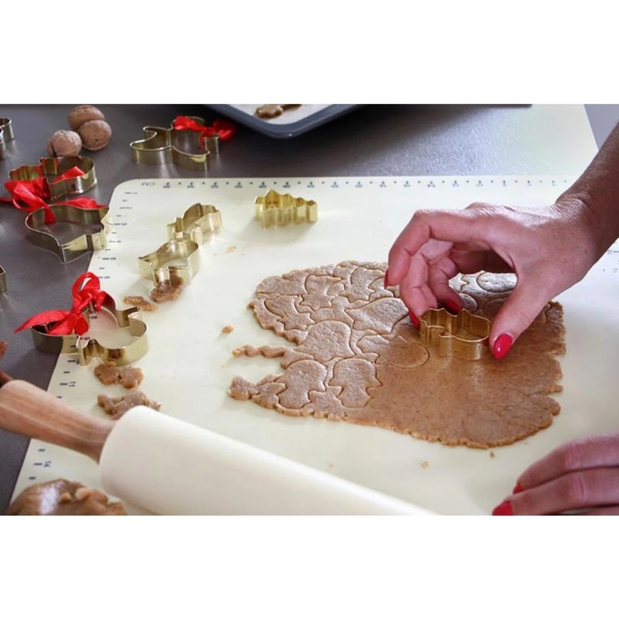 Szilikon konyhai sütőlap TORO 52x42 cm krémszínű