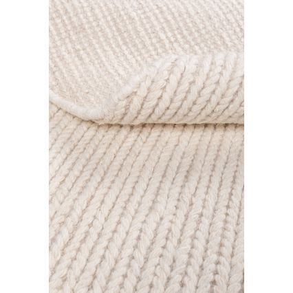 Szőnyeg FIR WOOL 160 cm 2600 g/m2 krémszínű/natúr