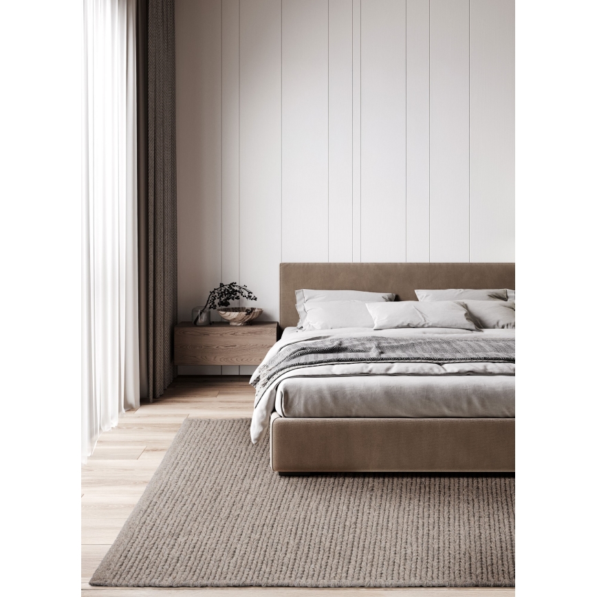 Szőnyeg FIR WOOL 160x230 cm 2600 g/m2 bézs/natúr