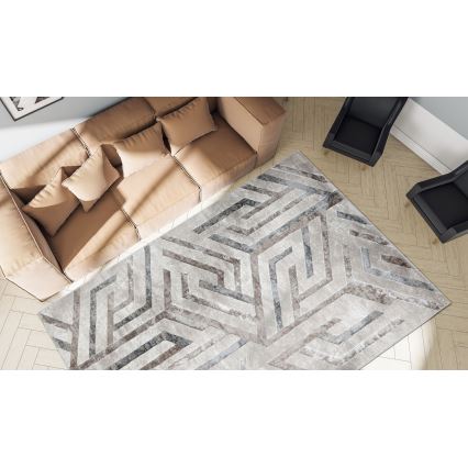 Szőnyeg GRECE 80x150 cm 2150 g/m2 bézs/szürke