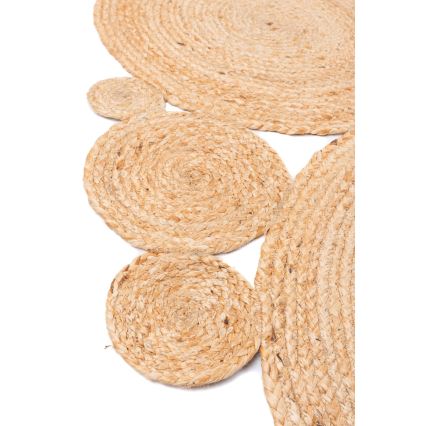 Szőnyeg JUTA 140 cm bézs/natúr