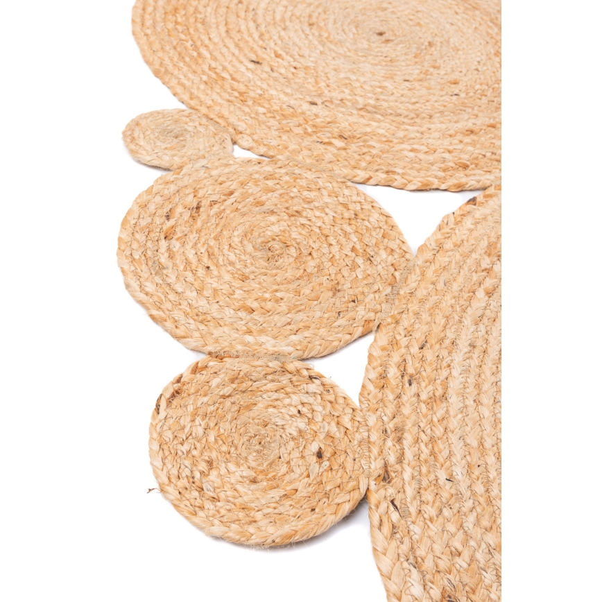 Szőnyeg JUTA 140 cm bézs/natúr