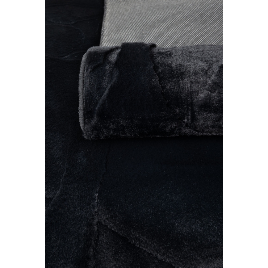 Szőnyeg RABBIT 3D 120x170 cm fekete