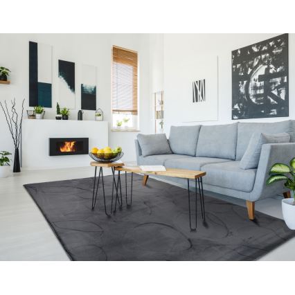 Szőnyeg RABBIT 3D 160x230 cm antracit