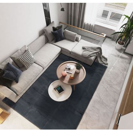 Szőnyeg RABBIT 3D 80x150 cm antracitszürke