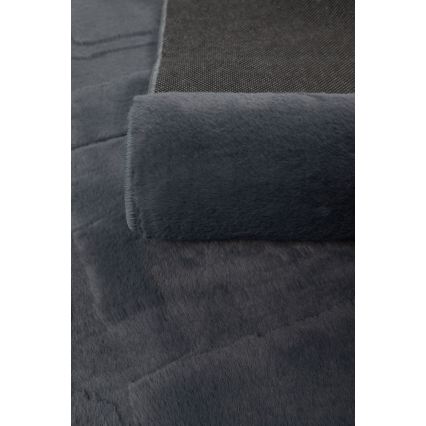 Szőnyeg RABBIT 3D 80x150 cm antracitszürke