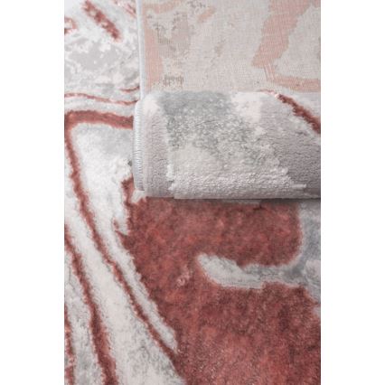 Szőnyeg STONE 160x220 cm rózsaszín/szürke