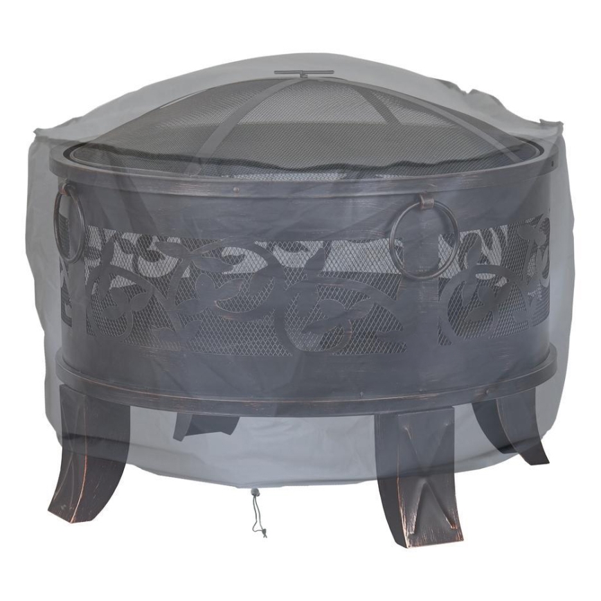 Tűzrakó fedél 93x58 cm szürke