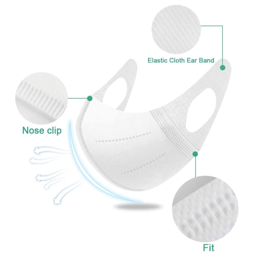 Szűrőmaszk 3D szájmaszk KN90 NR D