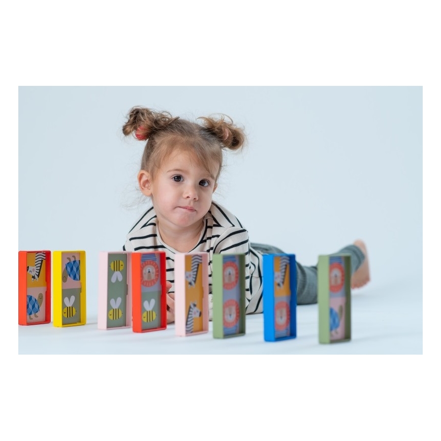 Taf Toys - Gyermek dominó 4in1 állatok