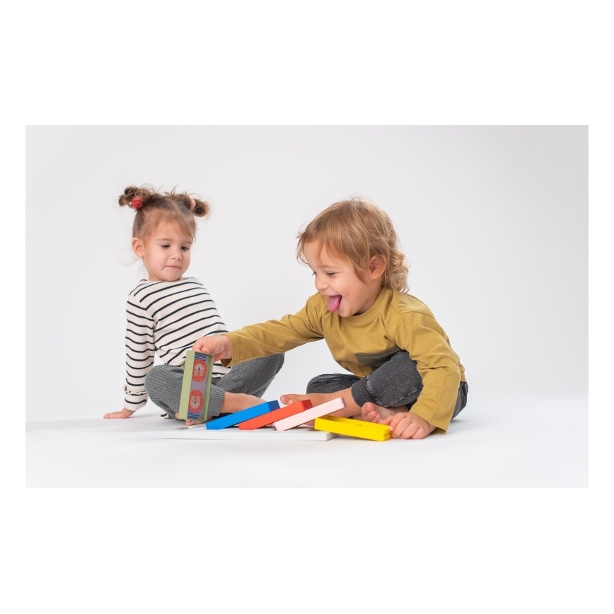 Taf Toys - Gyermek dominó 4in1 állatok