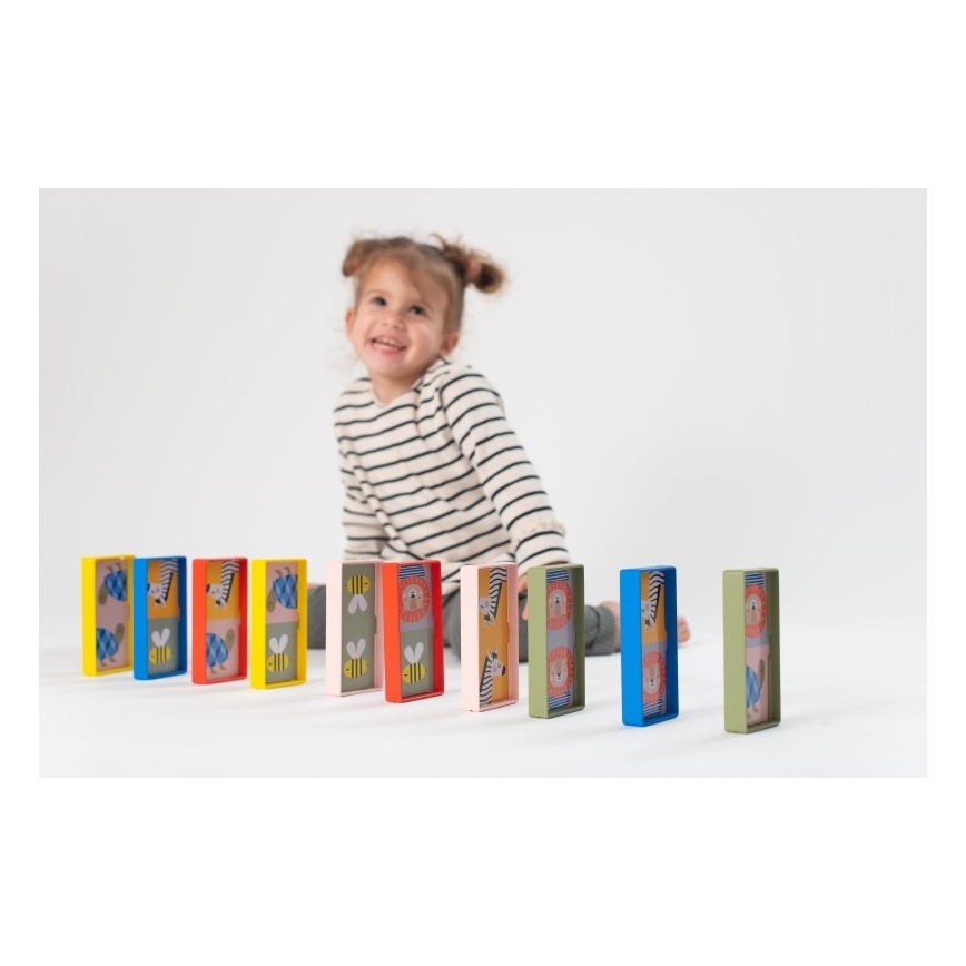 Taf Toys - Gyermek dominó 4in1 állatok