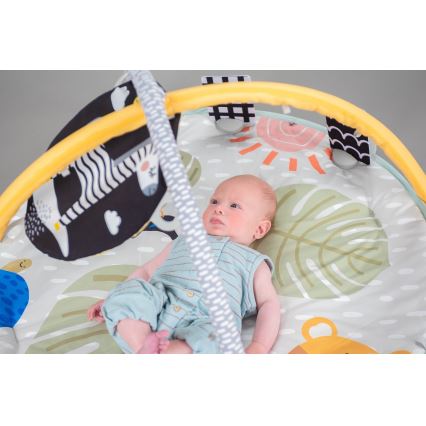 Taf Toys - Gyermek játékszőnyeg trapézzal szavanna 2xAAA