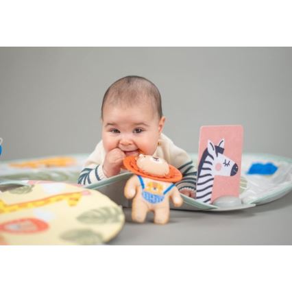 Taf Toys - Gyermek játékszőnyeg trapézzal szavanna 2xAAA