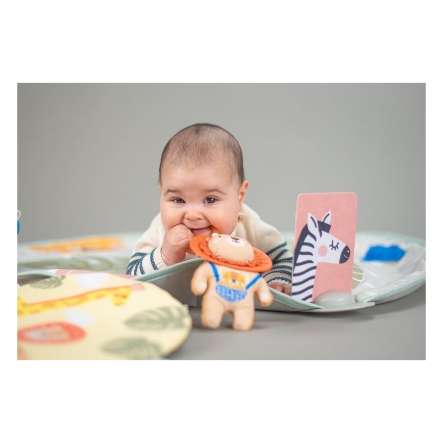 Taf Toys - Gyermek játékszőnyeg trapézzal szavanna 2xAAA