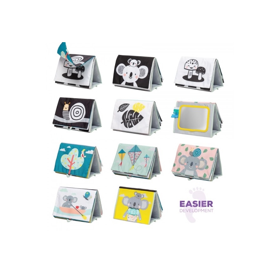 Taf Toys - Gyermek textilkönyv tükörrel koala