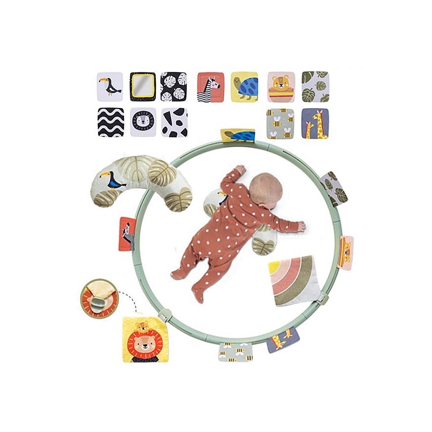 Taf Toys - Interaktív játszó karika átm. 90 cm szavanna