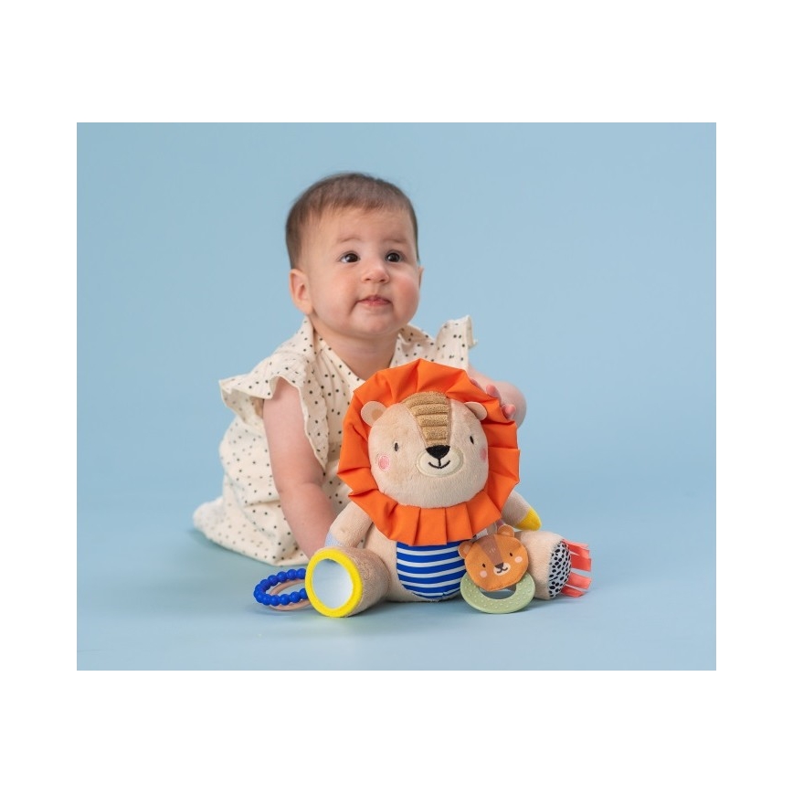 Taf Toys - Plüssjáték rágókával 25 cm oroszlán