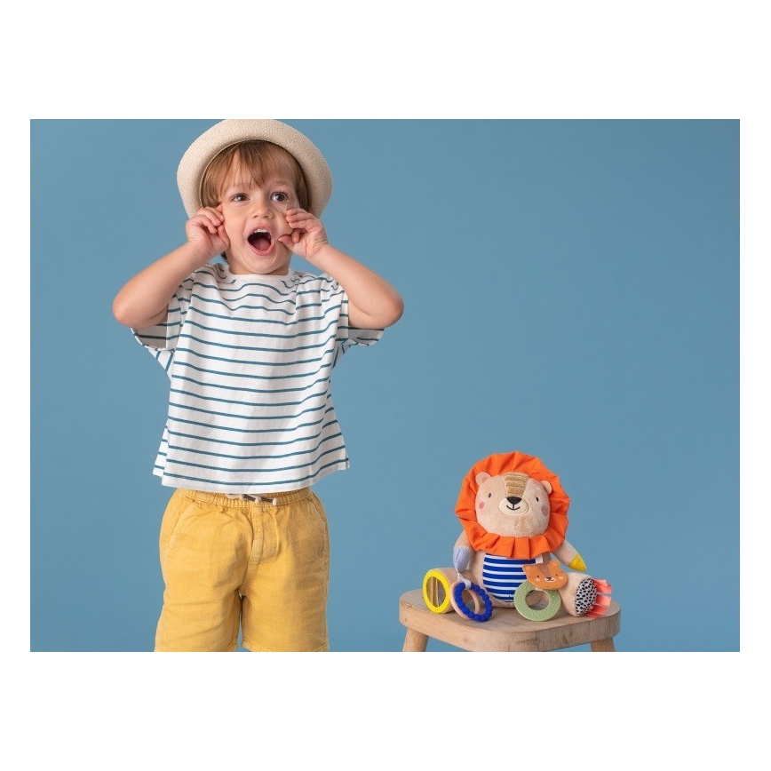 Taf Toys - Plüssjáték rágókával 25 cm oroszlán