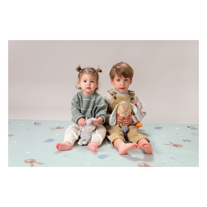 Taf Toys - XL Puzzle gyermek játszószőnyeg, Kert