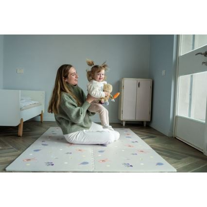 Taf Toys - XL Puzzle gyermek játszószőnyeg, Kert