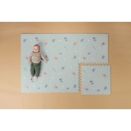 Taf Toys - XL Puzzle gyermek játszószőnyeg, Kert