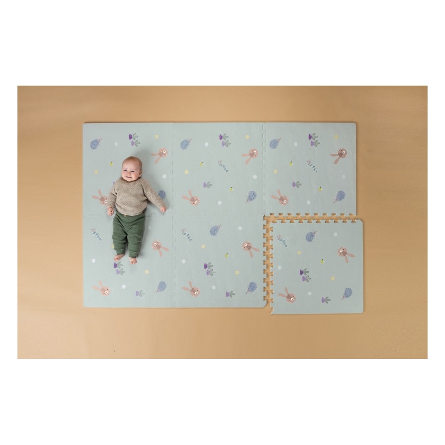 Taf Toys - XL Puzzle gyermek játszószőnyeg, Kert