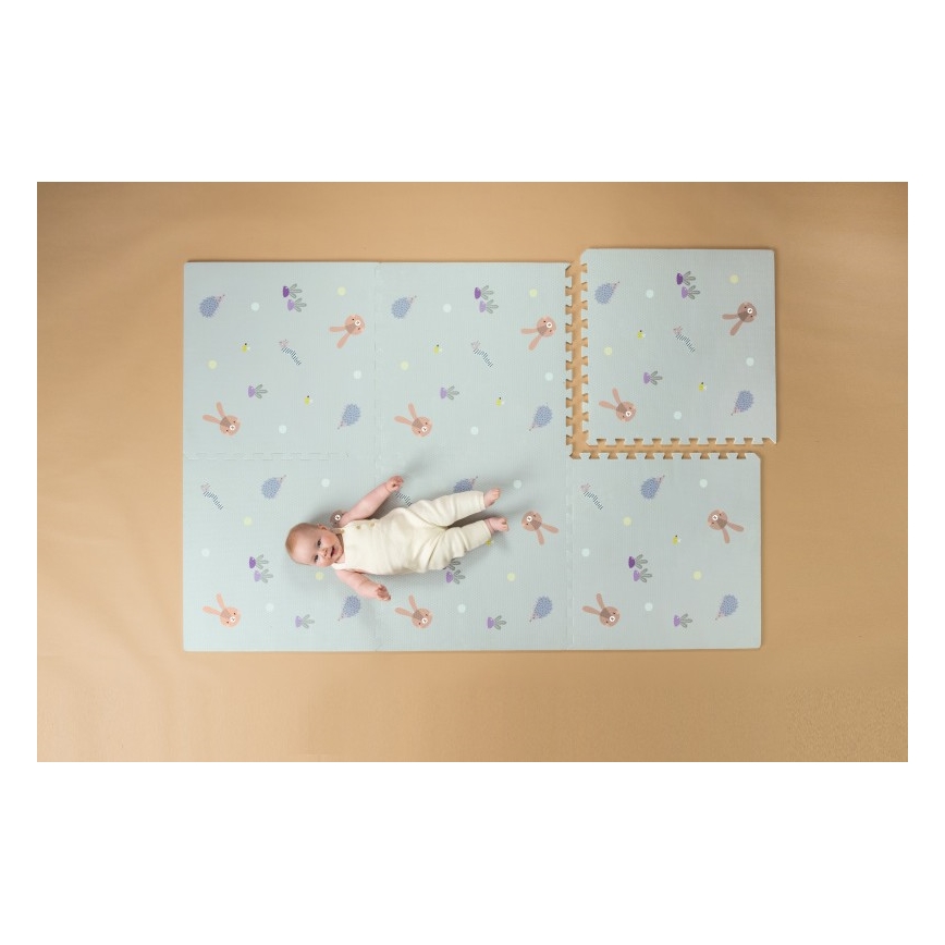 Taf Toys - XL Puzzle gyermek játszószőnyeg, Kert