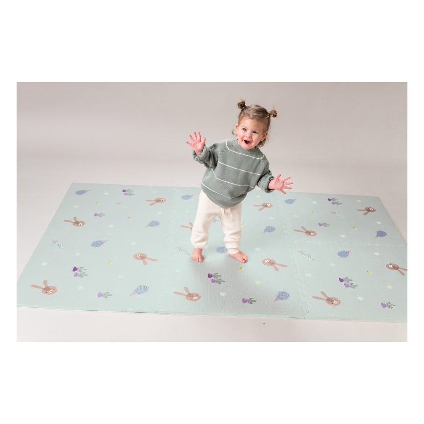 Taf Toys - XL Puzzle gyermek játszószőnyeg, Kert