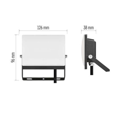 TAMBO EVO LED-reflektor 20W/230V 4000K IP65 fekete