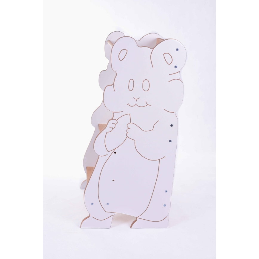 Tanulótorony HAMSTER fehér/juhar